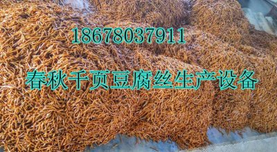 千頁豆腐黃金絲入味技術春秋免費，千頁豆腐黃