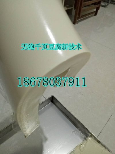 千頁豆腐塊片絲生產(chǎn)設備，千頁豆腐脆度韌性好