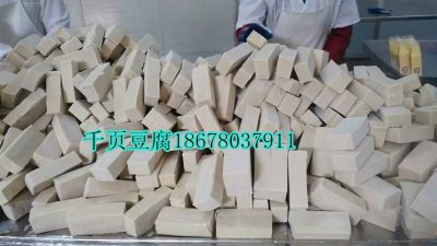 千頁豆腐白塊典發(fā)品質無泡千頁豆腐設備免費包